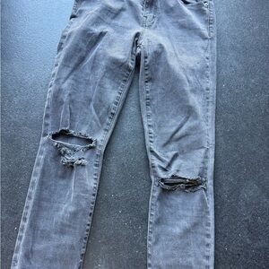 Distressed madewell faded black/gray Jeans